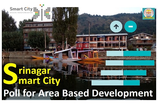 Poll for Area Based Development to make Srinagar a Smart City