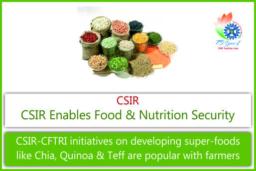 CSIR Enables Food and Nutrition Security