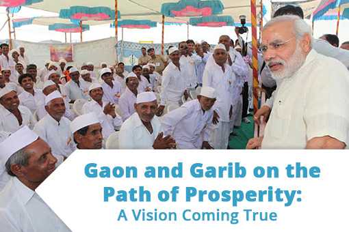 Gaon and Garib on the Path of Prosperity: A Vision Coming True