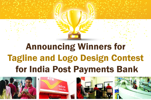 Announcing Winners for Tagline and Logo Design Contest for India Post Payments Bank