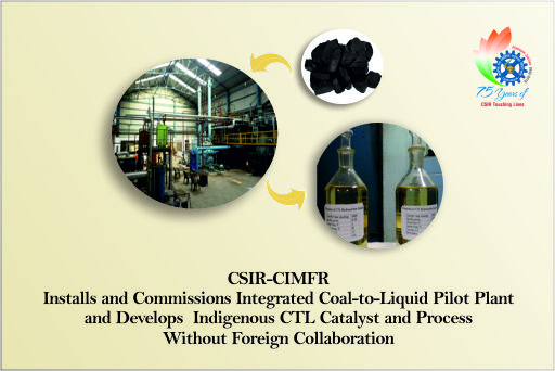 CSIR-CIMFR Installs and Commissions first-of-its-kind Coal to Liquid (CTL) Pilot Plant for Producing Diesel and Gasoline from Coal
