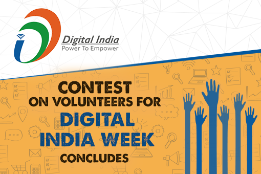Contest on Volunteers for Digital India Week concludes