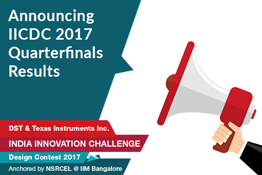 Announcing IICDC 2017 Quarterfinals Results