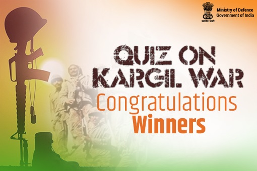 Winner Announcement of Quiz on Kargil War