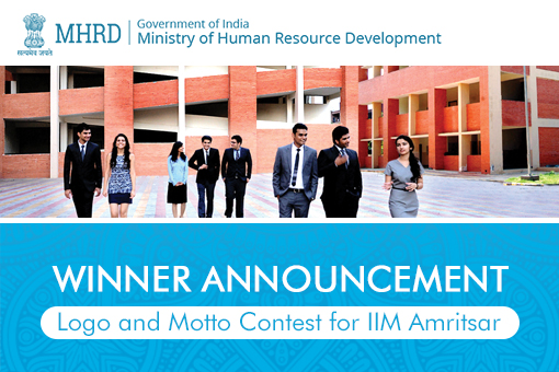 Winner Announcement of Logo and Motto Contest for IIM Amritsar