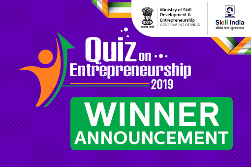 Winner Announcement of Quiz on Entrepreneurship 2019
