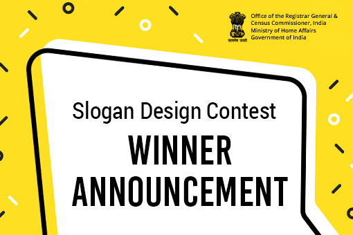 Winner Announcement of ‘Create a Slogan for Census 2021’