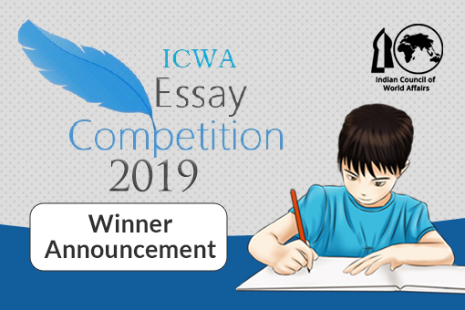 Winner announcement for the ICWA Essay Competition ,2019