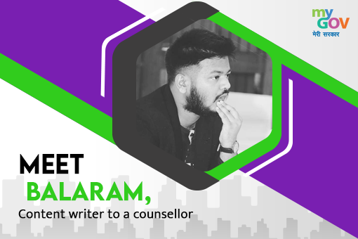 Balaram: Content Writer to a Counsellor