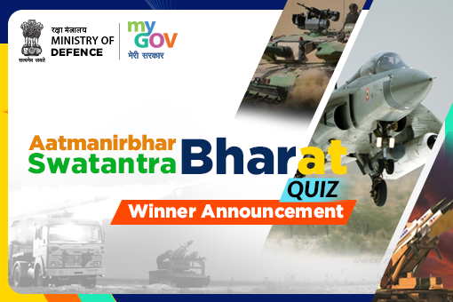 Winner Announcement of Aatmanirbhar Bharat – Swatantra Bharat Quiz