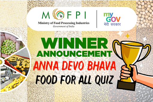 Winner Announcement of Anna Devo Bhava – Food for All Quiz