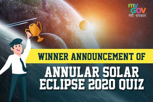 Winner Announcement of Annular Solar Eclipse 2020 Quiz
