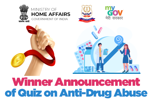 Winner Announcement of Quiz on Anti-Drug Abuse