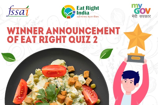 Winner Announcement of Eat Right Quiz-2