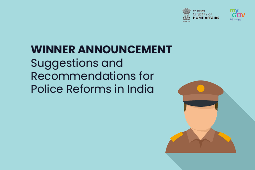 Announcing Winners of Suggestions and Recommendations for Police Reforms in India
