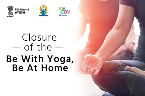 Announcement for the closure of Be With Yoga, Be At Home