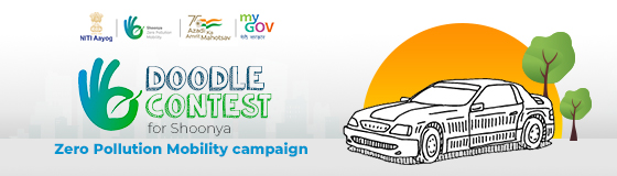 Doodle Design Contest for Shoonya – Zero Pollution Mobility campaign