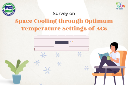 एसी की ऑप्टिमम टेम्परेचर सेटिंग्स के माध्यम से स्पेस कूलिंग पर सर्वे