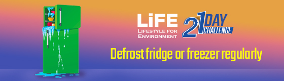 Day 14 - Defrost fridge or freezer regularly