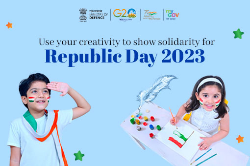 Use your creativity to show solidarity on Republic Day 2023
