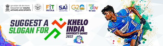 Suggest a Slogan for Khelo India University Games 2022