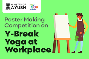 Poster Making Competition on Y Break Yoga at Workplace