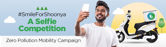 SmileForShoonya A Selfie Competition for Shoonya  Zero Pollution Mobility Campaign 