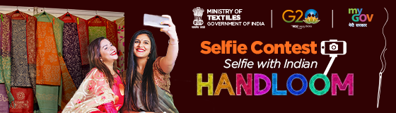 Selfie Contest  Selfie with Indian Handloom