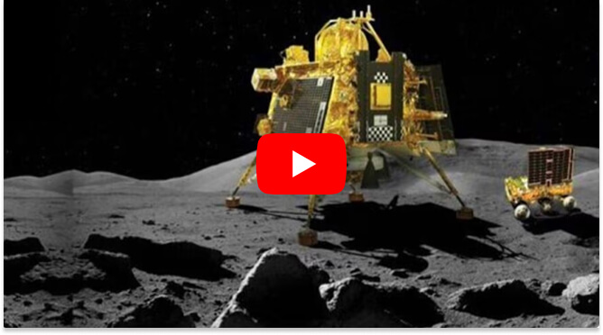 Chandrayaan-3 final descent | Exclusive visuals of historic moon landing