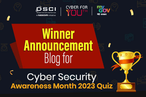 Winner Announcement Blog for Cyber Security Awareness Month 2023 Quiz