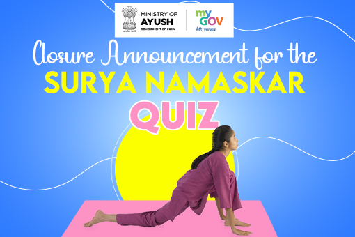 Closure Announcement for the Surya Namaskar Quiz