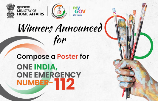 Winner Announcement of Design a Poster on One India, One Emergency Number – 112