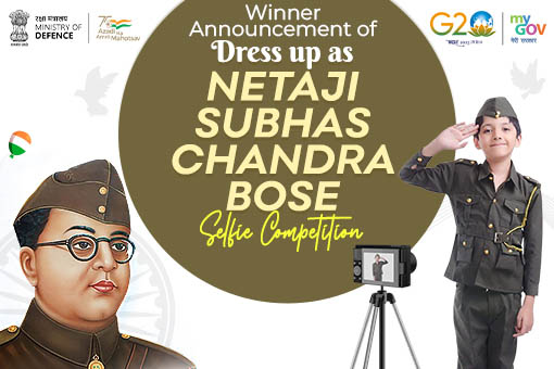 Winner Announcement of Dress Up as Subhas Chandra Bose – Selfie Competition