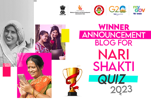 Winner announcement Blog for Nari Shakti Quiz 2023