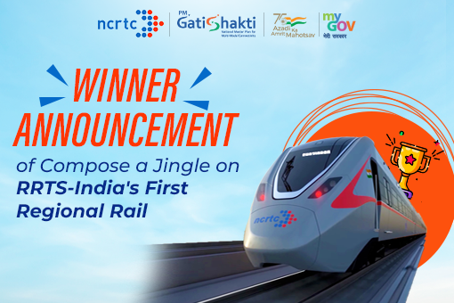 Winner Announcement for Compose a Jingle on RRTS-India’s First Regional Rail