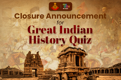 Closure Announcement for Great Indian History Quiz