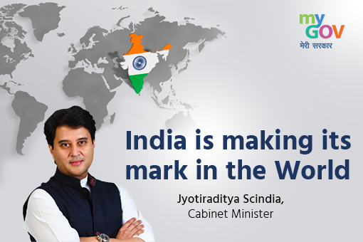 India is making its mark in the world