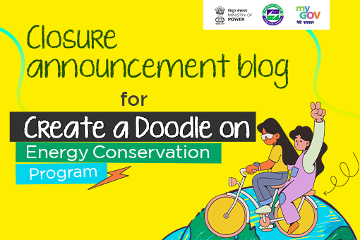 Closure announcement Blog for Create a Doodle on Energy Conservation Program