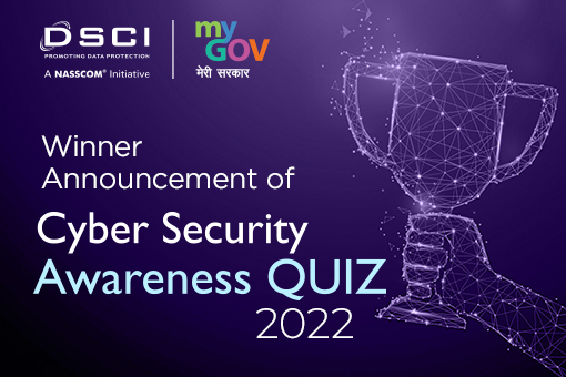 साइबर सुरक्षा जागरूकता क्विज  2022 के लिए विजेता घोषणा