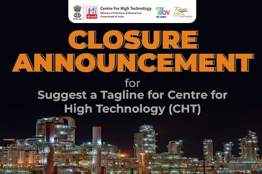 Closure announcement for Suggest a Tagline for Centre for High Technology (CHT)