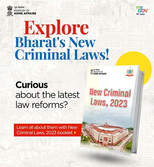 Booklet on Bharat's New Criminal Laws