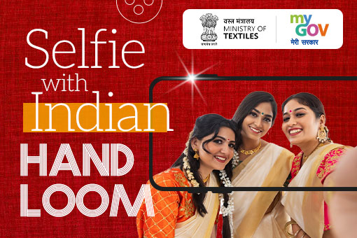 Selfie with Indian Handloom