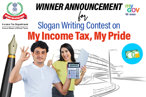 Winner Announcement for Slogan Writing Contest on My Income Tax, My Pride