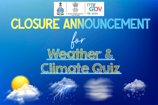 Closure Announcement for Weather and Climate Quiz