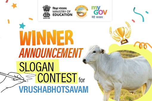 Winner Announcement blog for Slogan Contest for Vrushabhotsavam