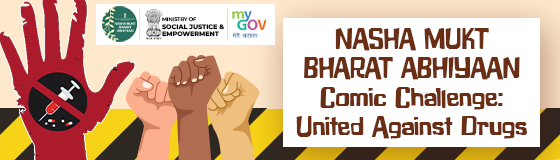 Nasha Mukt Bharat Abhiyaan Comic Challenge United Against Drugs