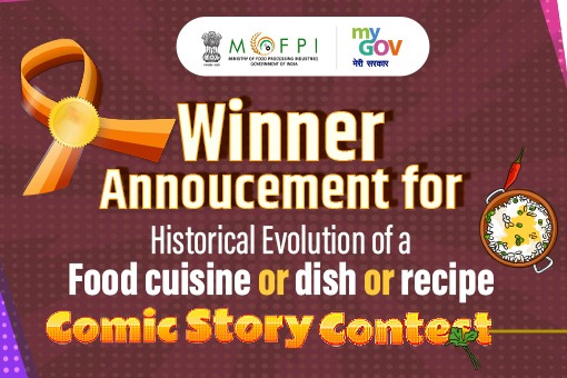 Winner Announcement for Historical Evolution of a Food cuisine or dish or recipe – Comic Story Contest