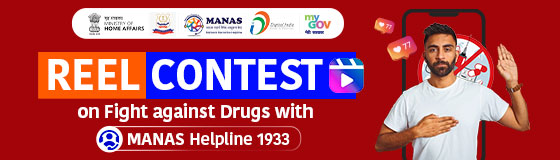 Reel Contest on Fight against Drugs with MANAS Helpline 1933