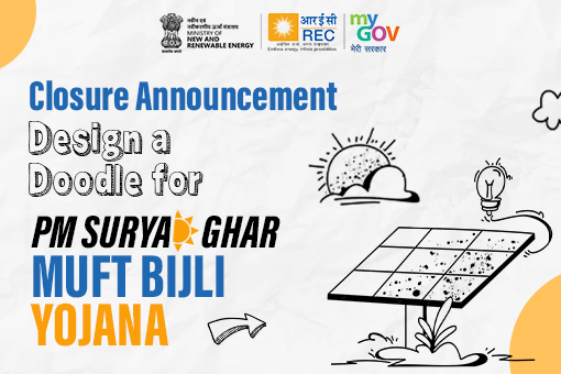 Closure Announcement For Design a Doodle for PM SURYA GHAR MUFT BIJLI YOJANA