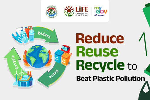 Reduce Reuse Recycle to Beat Plastic Pollution